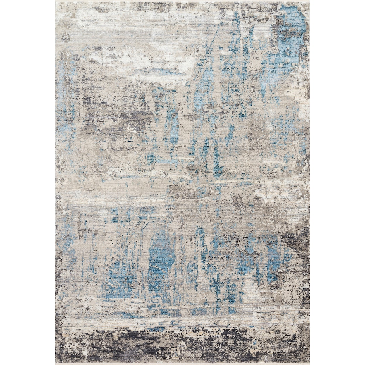 Loloi Rugs Franca 2'3" x 4'0" Grey / Ocean Rug