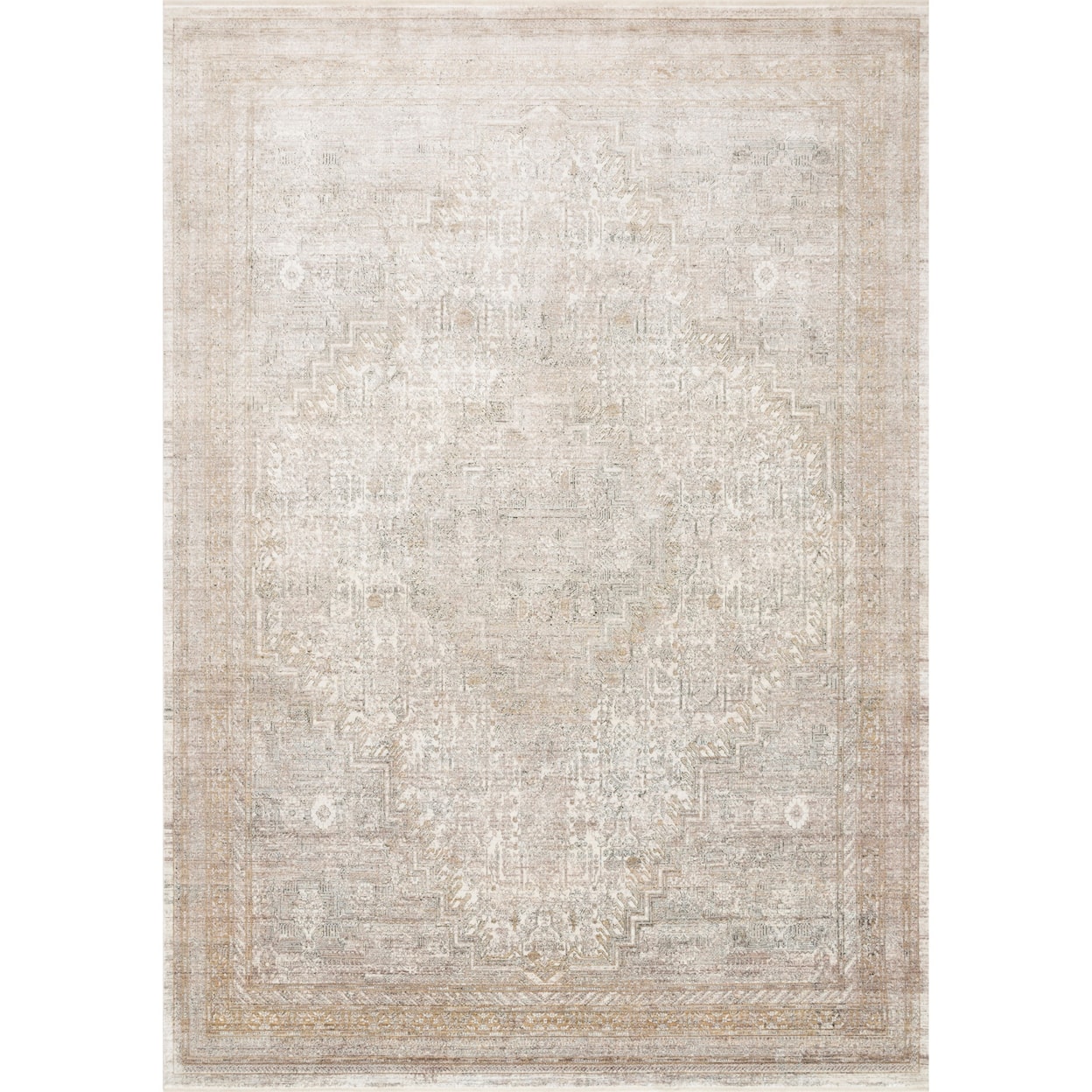 Reeds Rugs Gemma 2'8" x 7'9" Sand / Ivory Rug