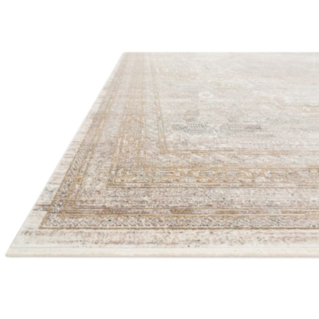 5' x 7'3" Sand / Ivory Rug