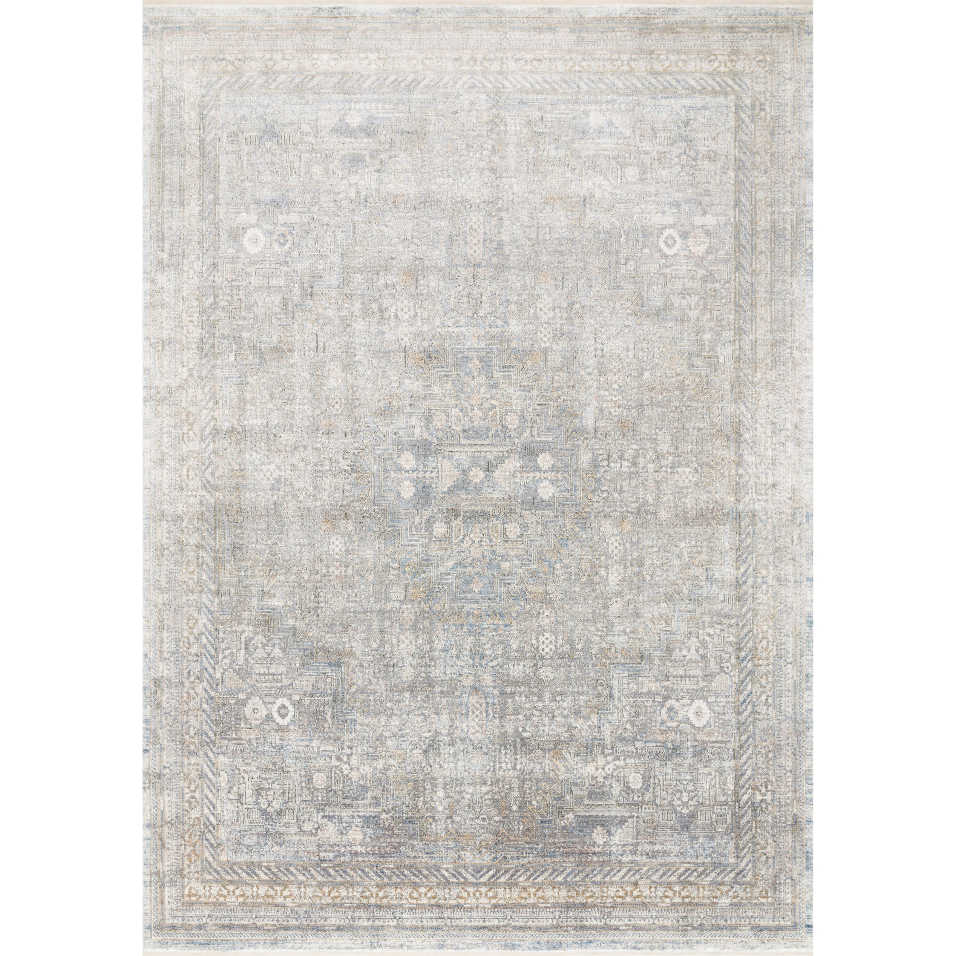 Loloi Rugs Gemma 9'6" x 12'6" Silver / Multi Rug