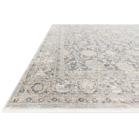 1'6" x 1'6"  Charcoal / Sand Rug