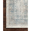 Reeds Rugs Gemma 2'8" x 7'9" Sky / Ivory Rug