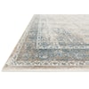 Loloi Rugs Gemma 3'7" x 5' Sky / Ivory Rug