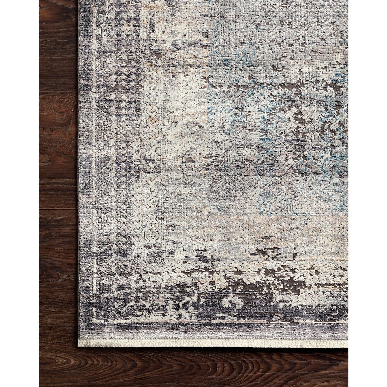 Reeds Rugs Gemma 1'6" x 1'6"  Charcoal / Multi Rug