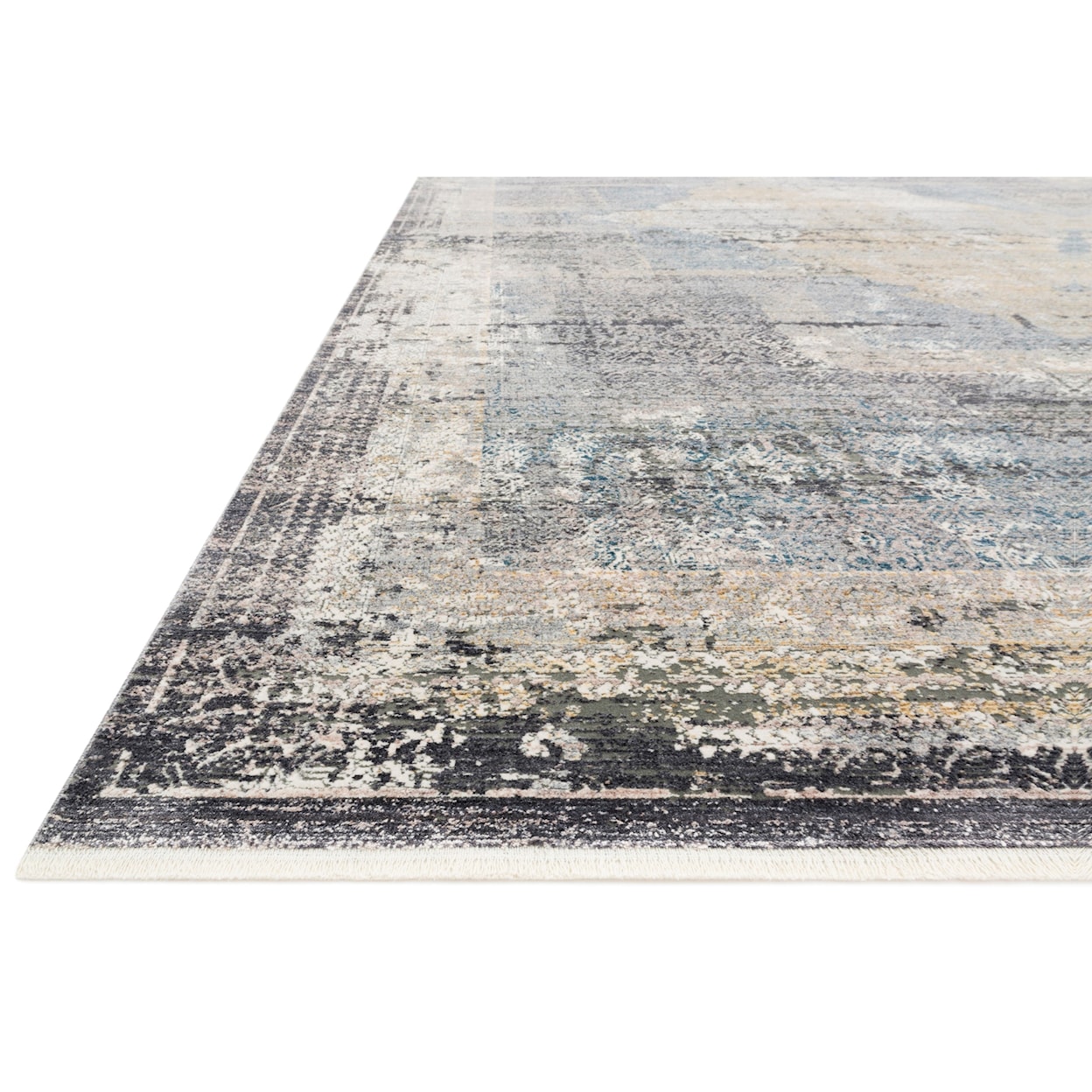 Loloi Rugs Gemma 2'8" x 7'9" Charcoal / Multi Rug