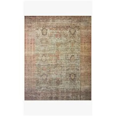 7'10X10'2 TAUPE/BRICK RUG