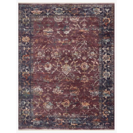 5' x 7'10" Grape / Multi Rug