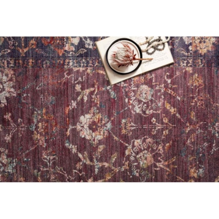 5' x 7'10" Grape / Multi Rug