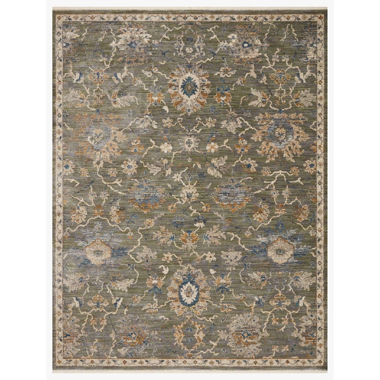 Loloi Rugs Giada 3'7" x 5'7" Sage / Gold Rug