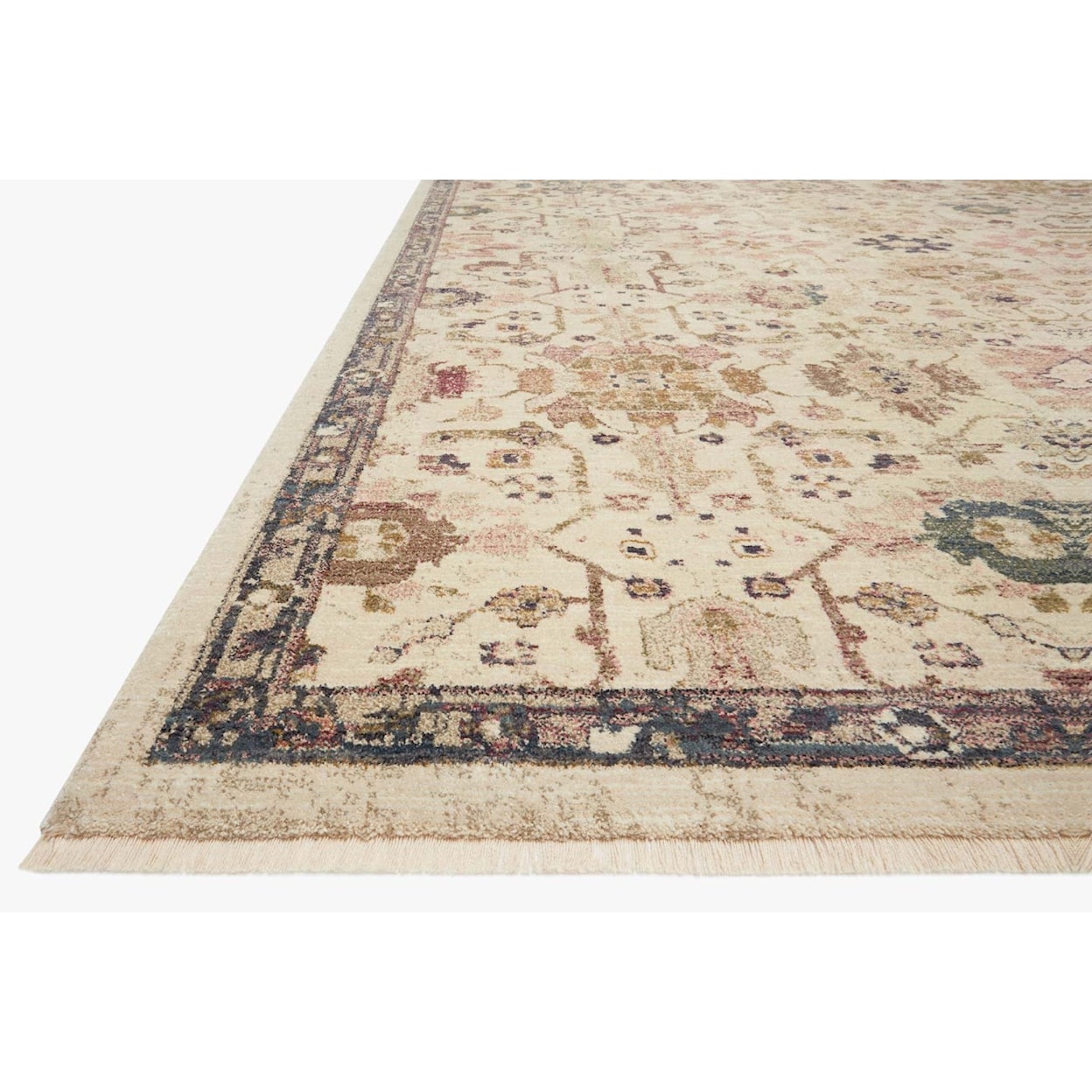 Loloi Rugs Giada 18" x 18"  Ivory / Multi Rug