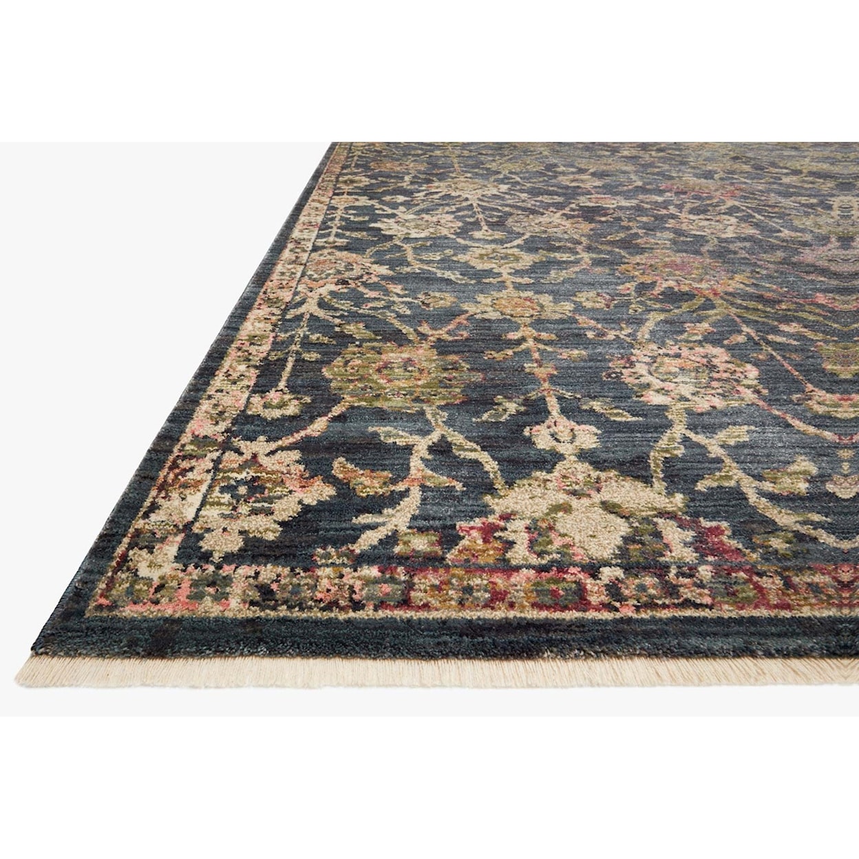 Loloi Rugs Giada 18" x 18"  Navy / Multi Rug