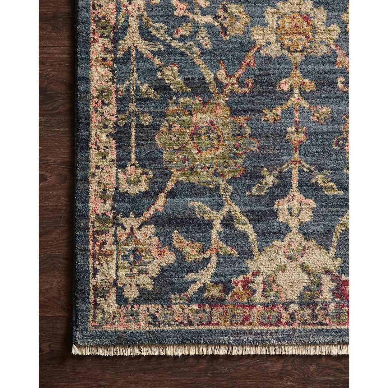 Loloi Rugs Giada 18" x 18"  Navy / Multi Rug