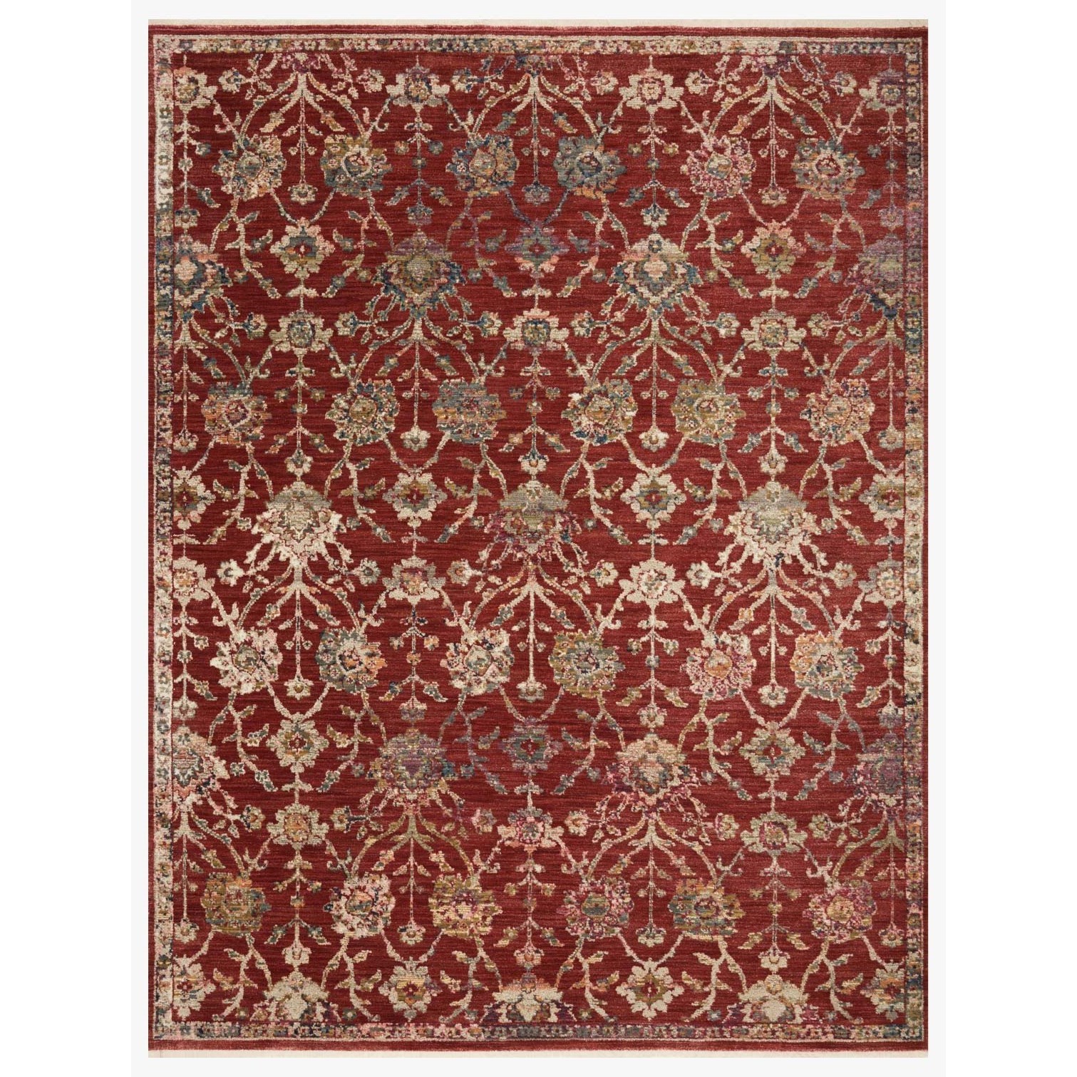 Loloi Rugs Giada 5' x 7'10" Red / Multi Rug