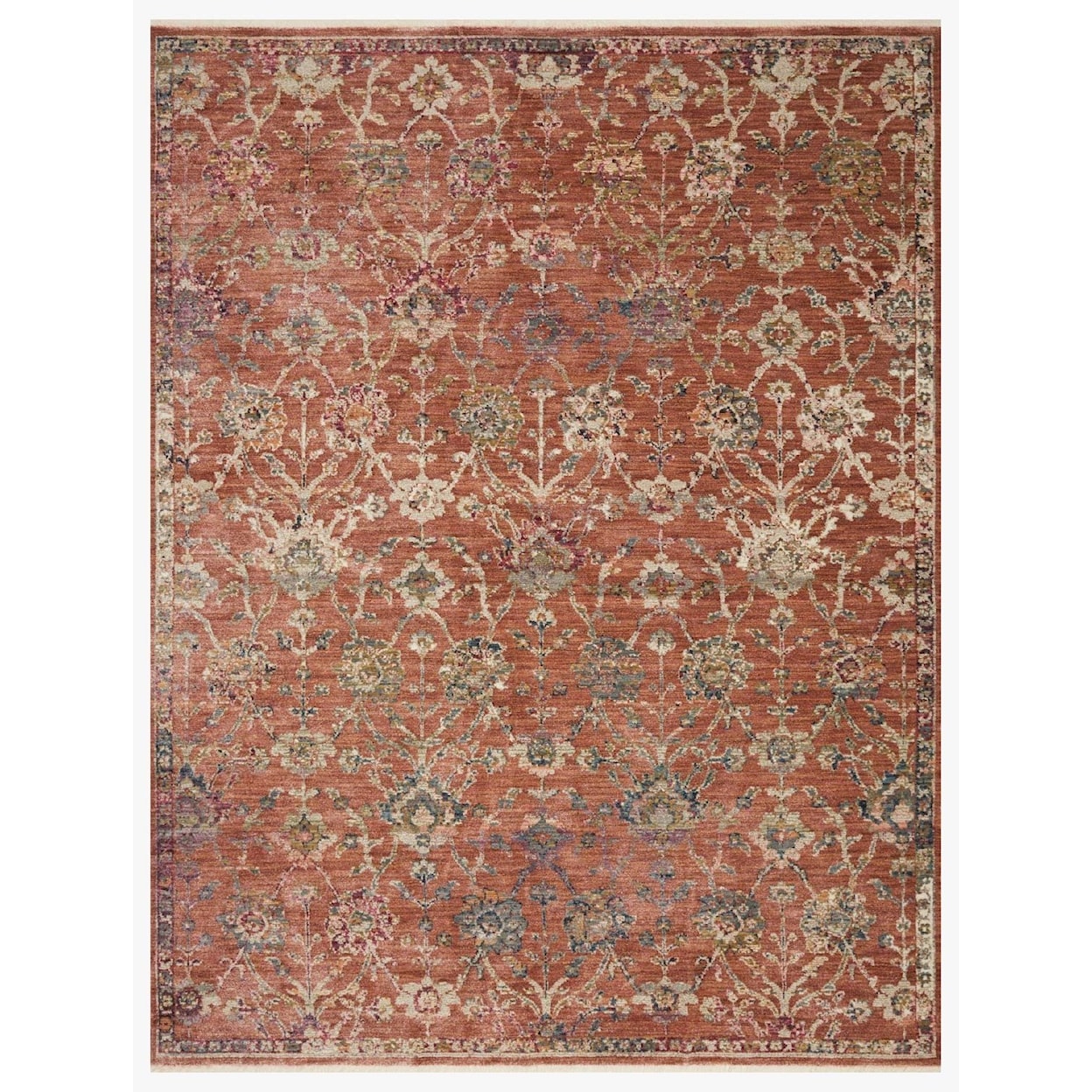 Reeds Rugs Giada 3'7" x 5'7" Terracotta / Multi Rug