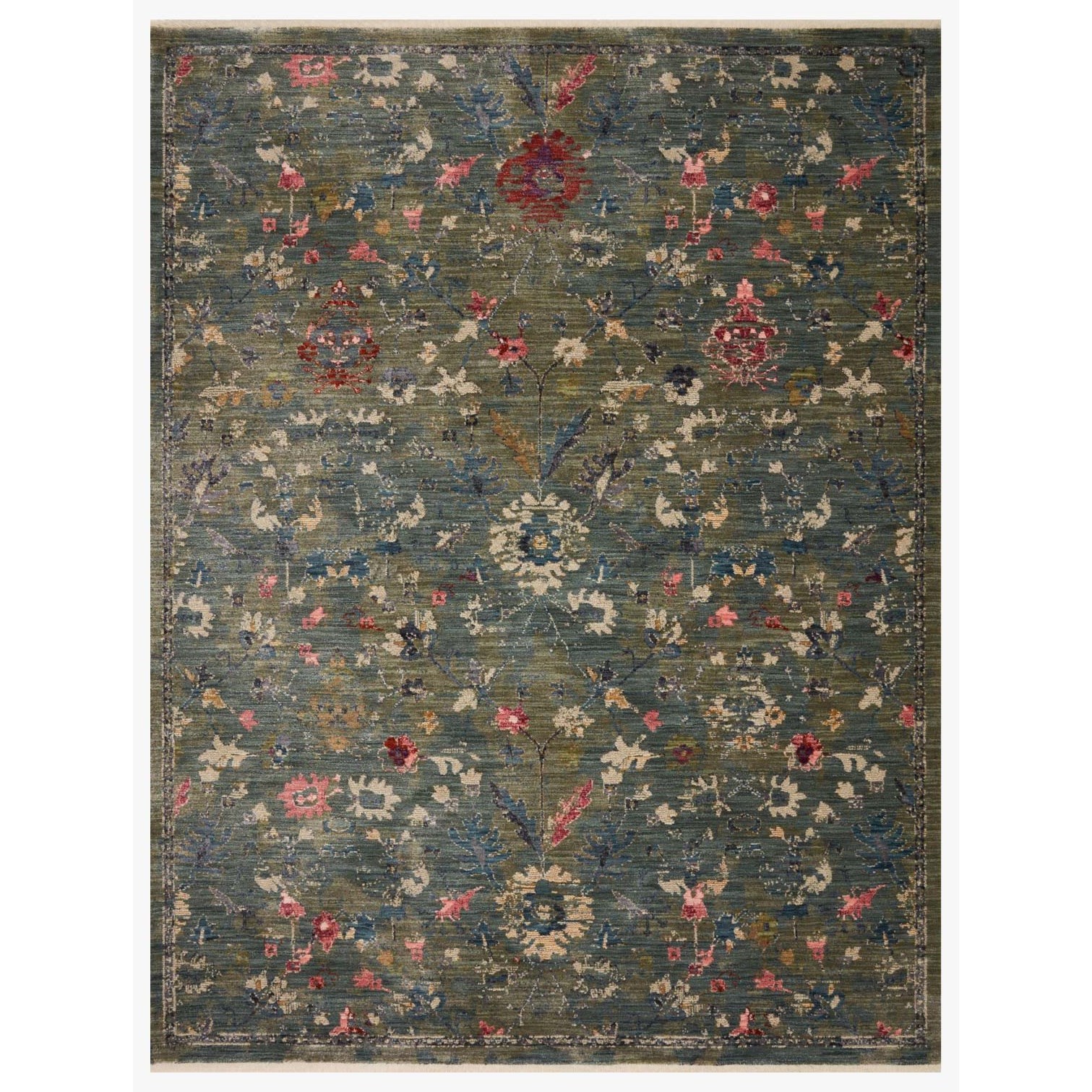 Loloi Rugs Giada 3'7" x 5'7" Lagoon / Multi Rug