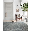 Reeds Rugs Harlow 2'6" x 9'9" Denim / Charcoal Rug