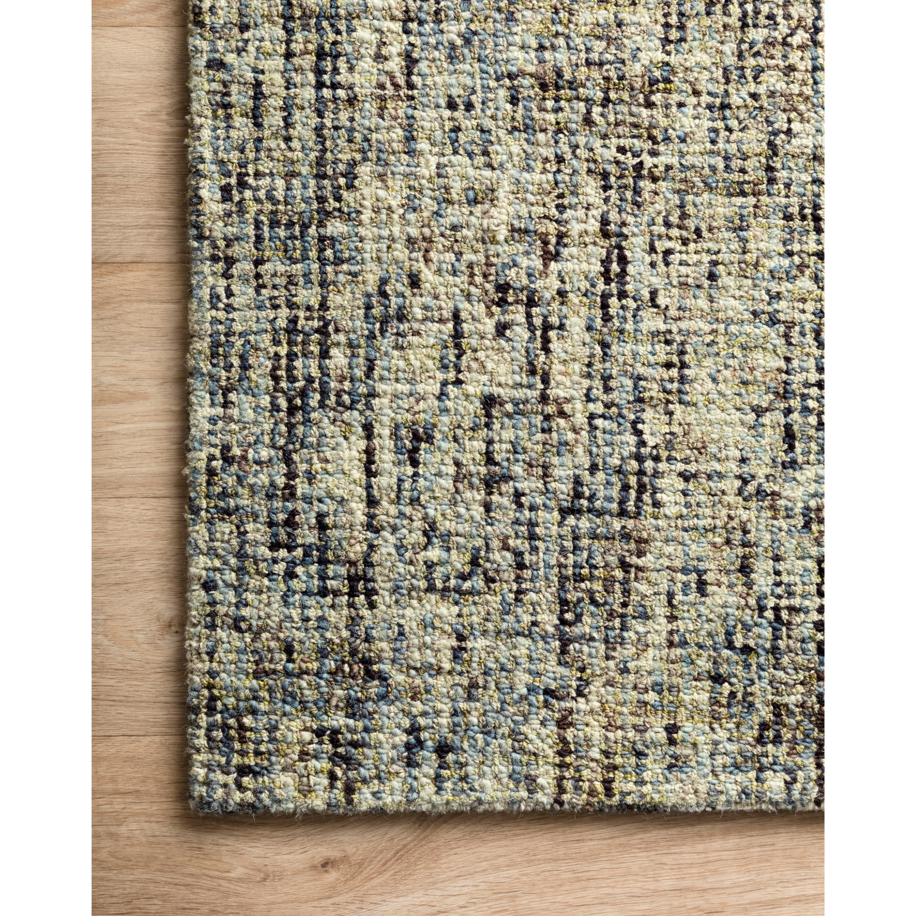2'6" x 7'6" Olive / Denim Rug