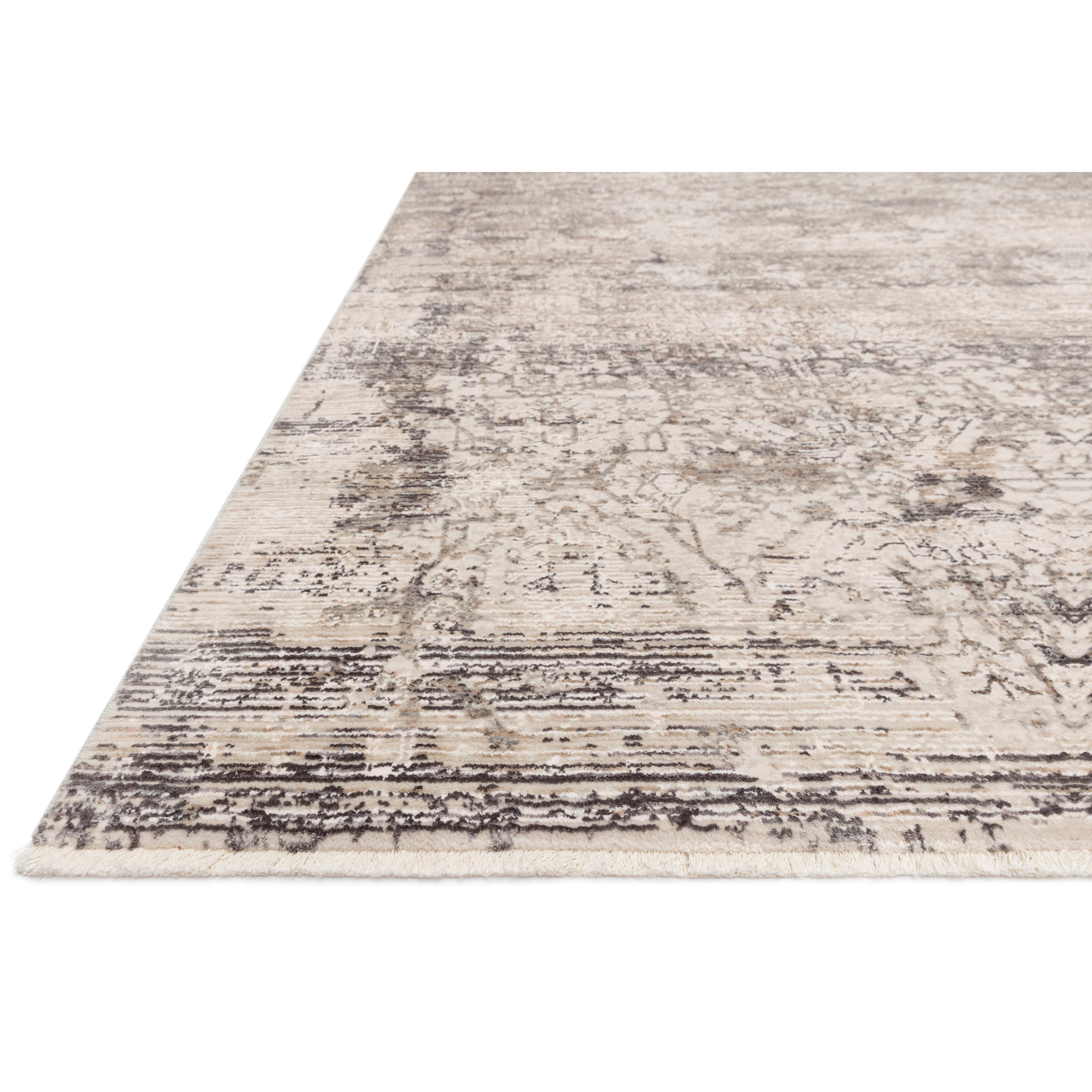 1'6" x 1'6"  Graphite / Beige Rug