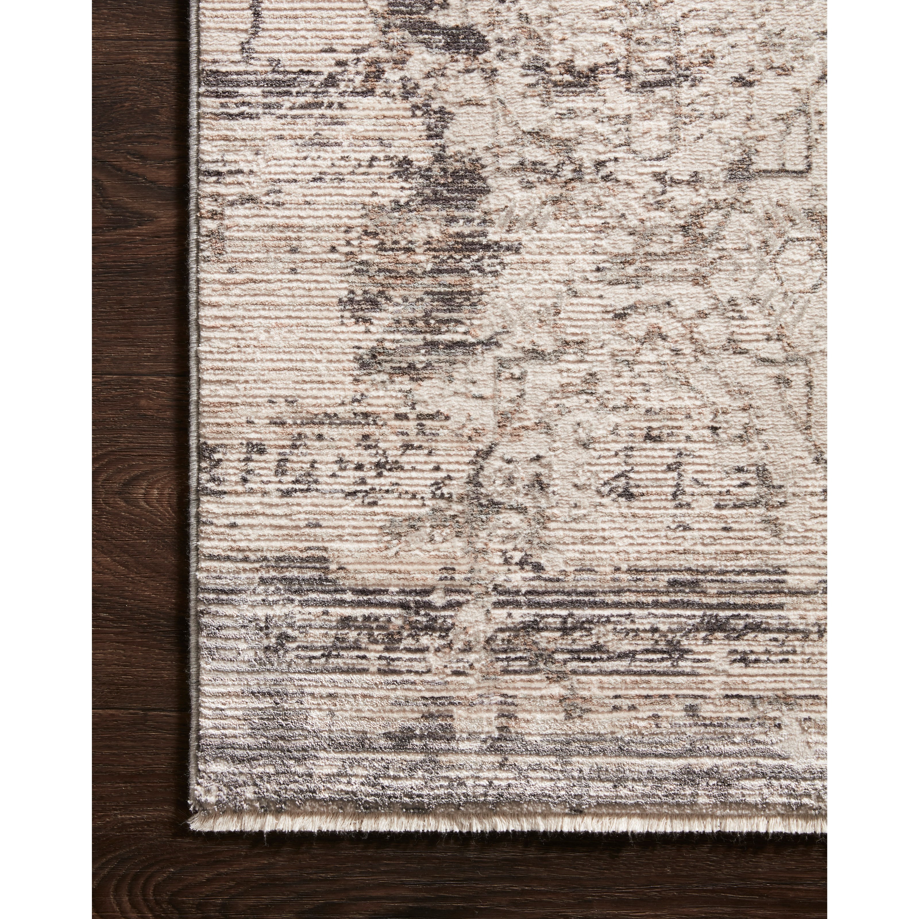 1'6" x 1'6"  Graphite / Beige Rug