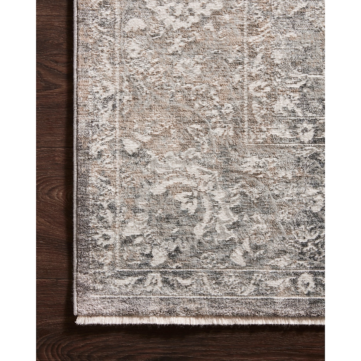 Loloi Rugs Homage 1'6" x 1'6"  Stone / Ivory Rug