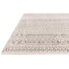 Reeds Rugs Homage 2'6" x 10'0" Ivory / Silver Rug