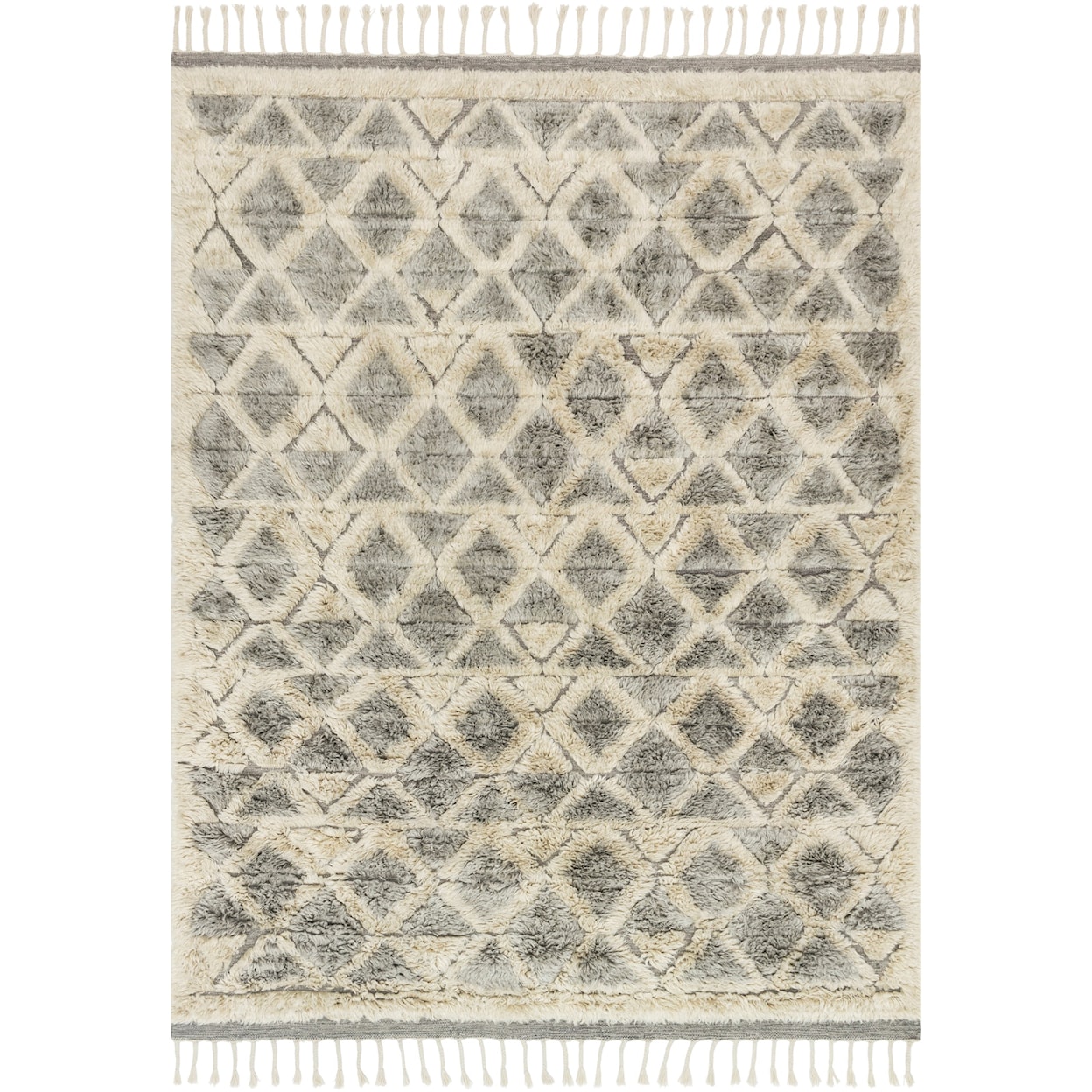 Loloi Rugs Hygge 2'0" x 3'0" Smoke / Taupe Rug