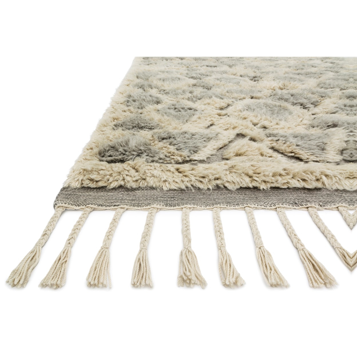 Loloi Rugs Hygge 2'0" x 3'0" Smoke / Taupe Rug