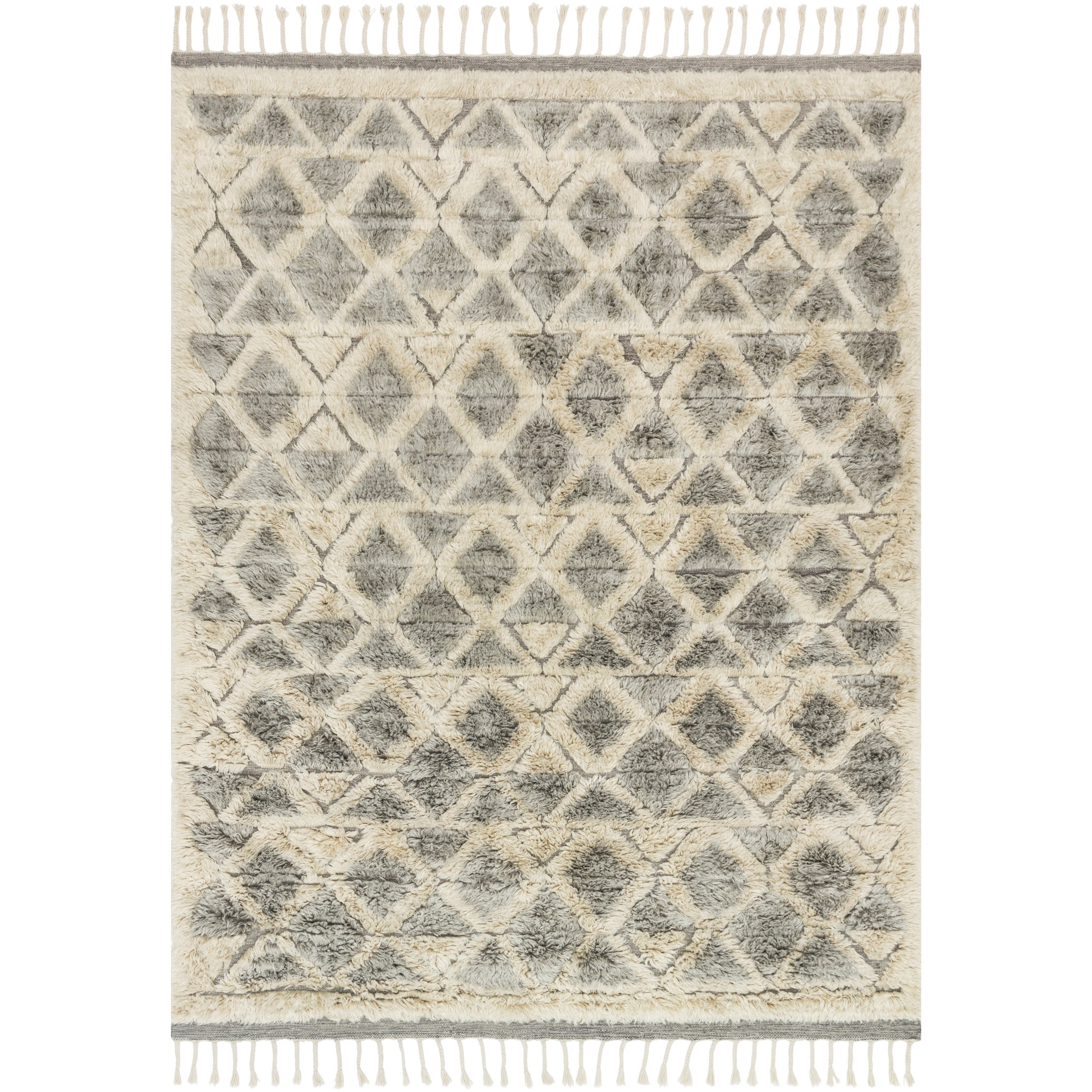 Loloi Rugs Hygge 7'9" x 9'9" Smoke / Taupe Rug