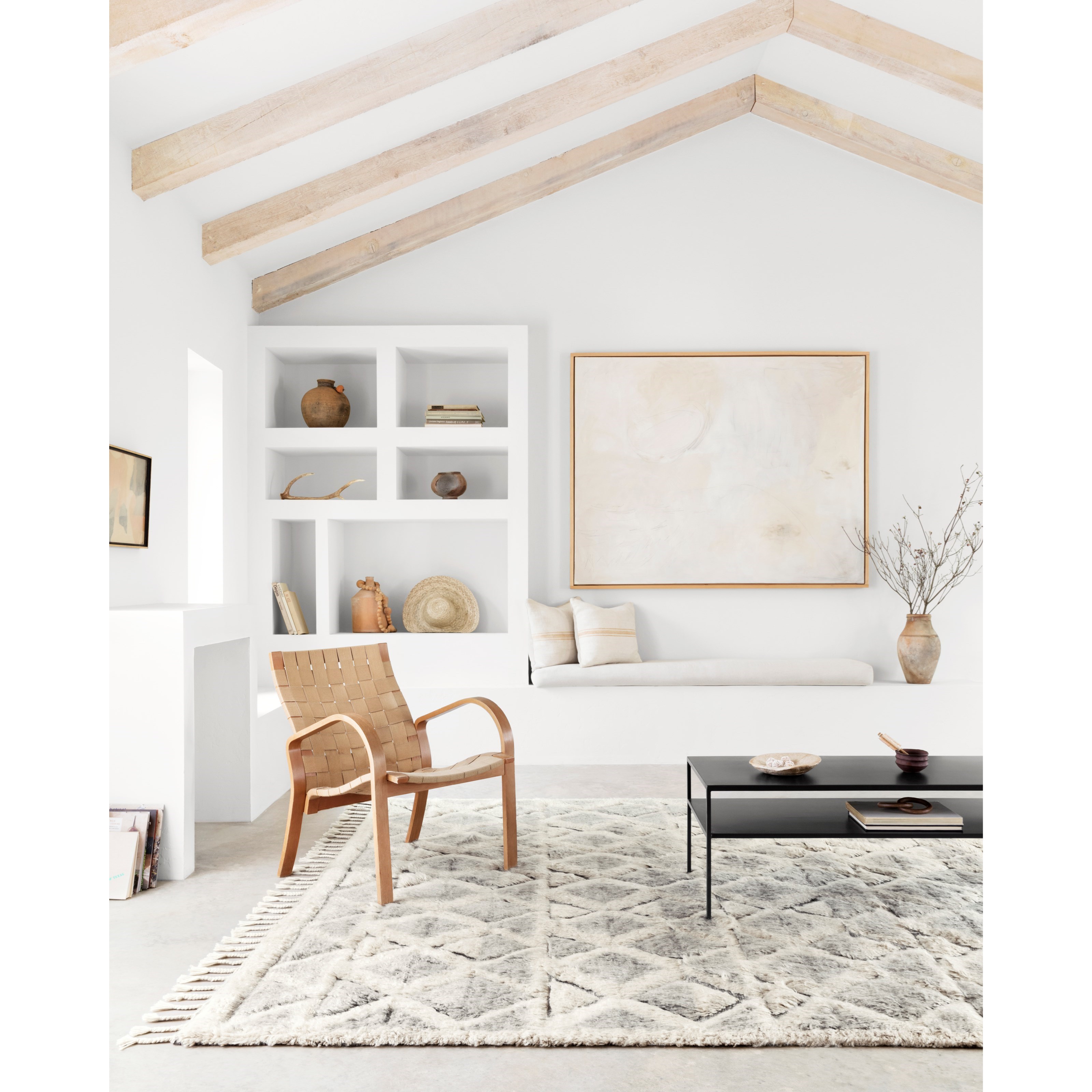 Loloi Rugs Hygge 7'9" x 9'9" Smoke / Taupe Rug