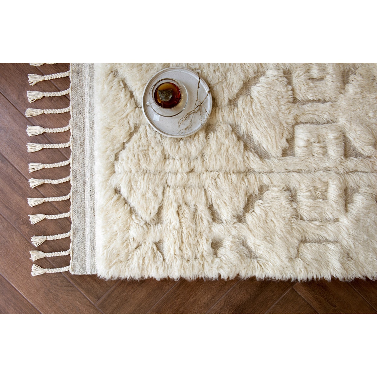 Reeds Rugs Hygge 1'6" x 1'6"  Oatmeal / Ivory Rug