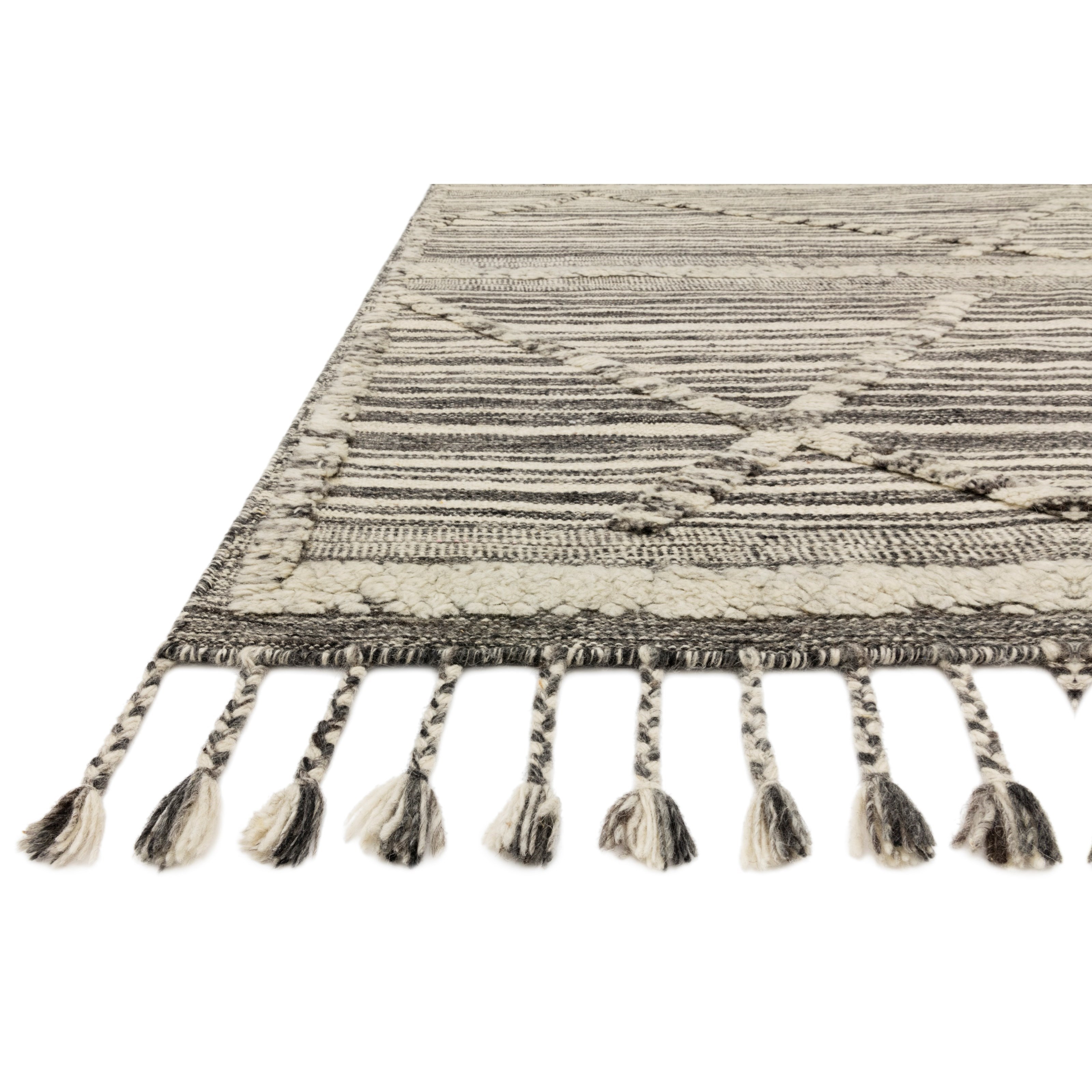 Loloi Rugs Iman 9'6" x 13'6" Ivory / Charcoal Rug