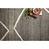 Loloi Rugs Iman 4'0" x 6'0" Beige / Charcoal Rug