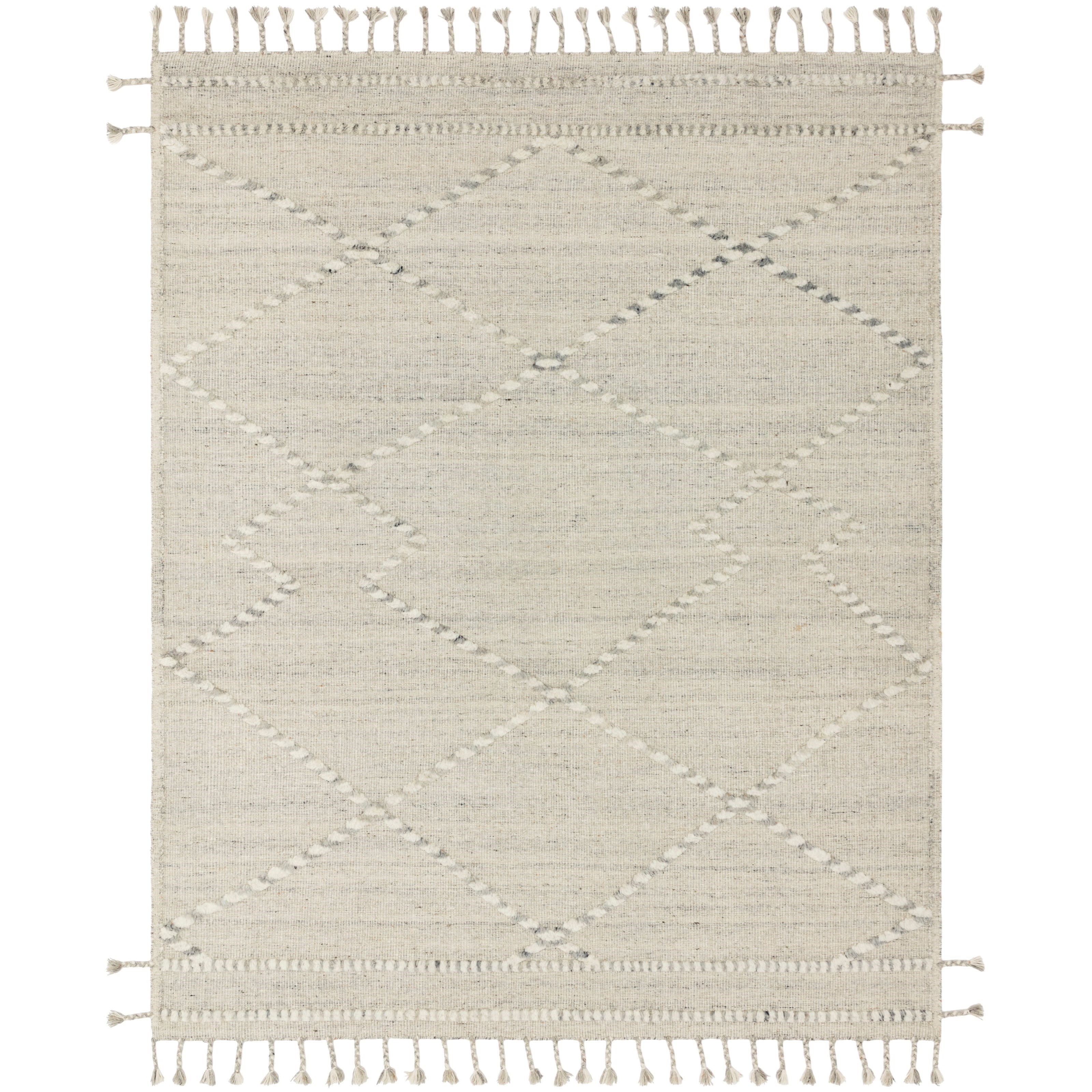 Loloi Rugs Iman 4'0" x 6'0" Ivory / Lt. Grey Rug