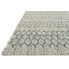 Reeds Rugs Isle 1'6" x 1'6"  Grey / Teal Rug