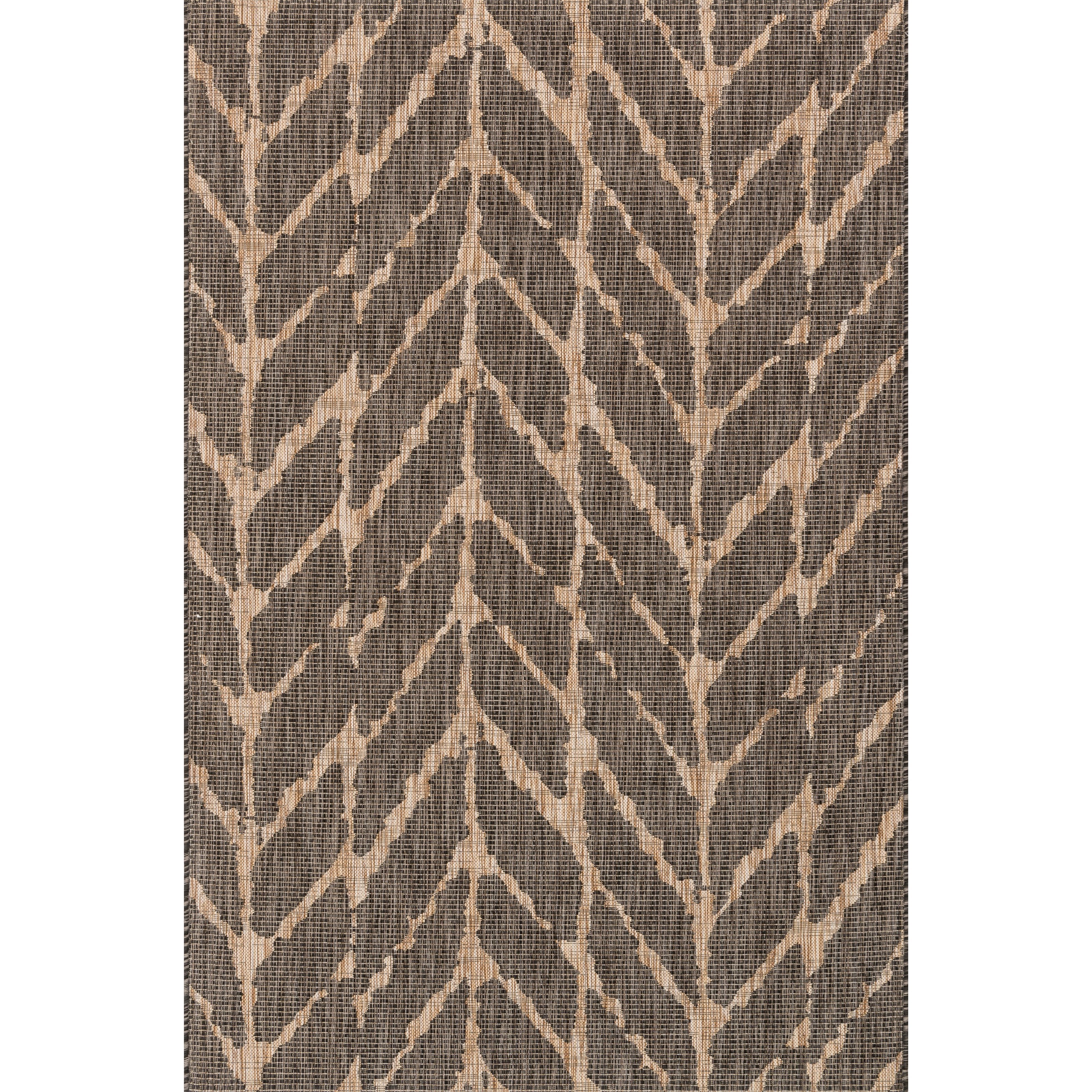 Loloi Rugs Isle 1'6" x 1'6"  Charcoal / Mocha Rug