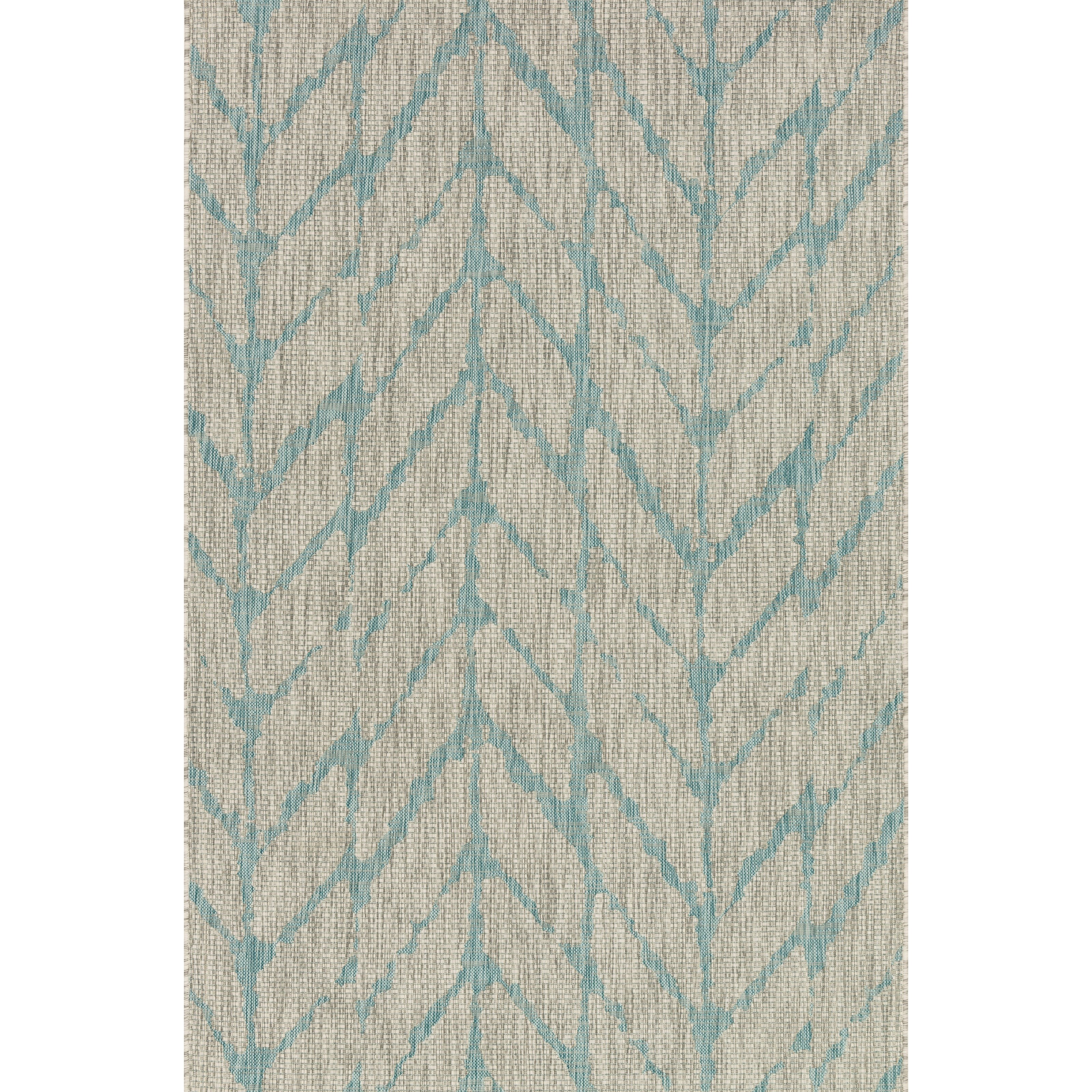 1'6" x 1'6"  Mist / Aqua Rug