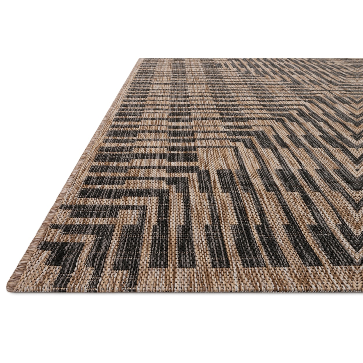 Reeds Rugs Isle 3'11" x 5'10" Brown / Black Rug