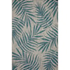 Reeds Rugs Isle 7'10" x 10'9" Grey / Aqua Rug