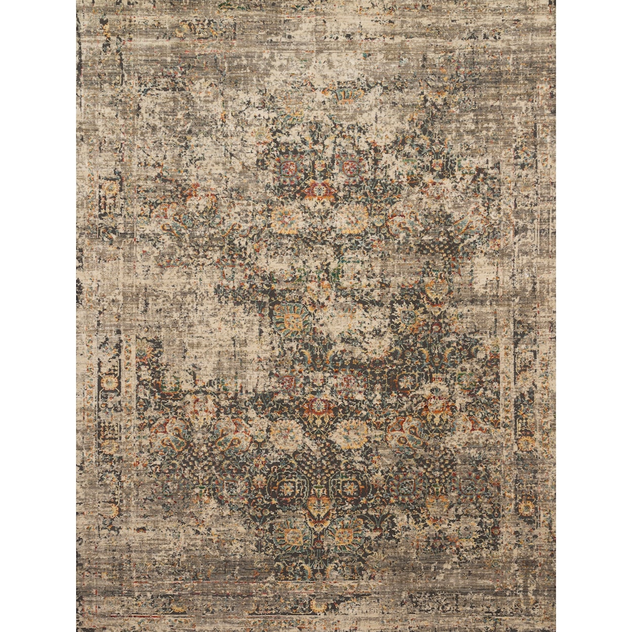 Loloi Rugs Javari 5'3" x 7'4" Grey / Multi Rug