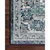 Reeds Rugs Joaquin 7'10" x 7'10" Round Ocean / Ivory Rug