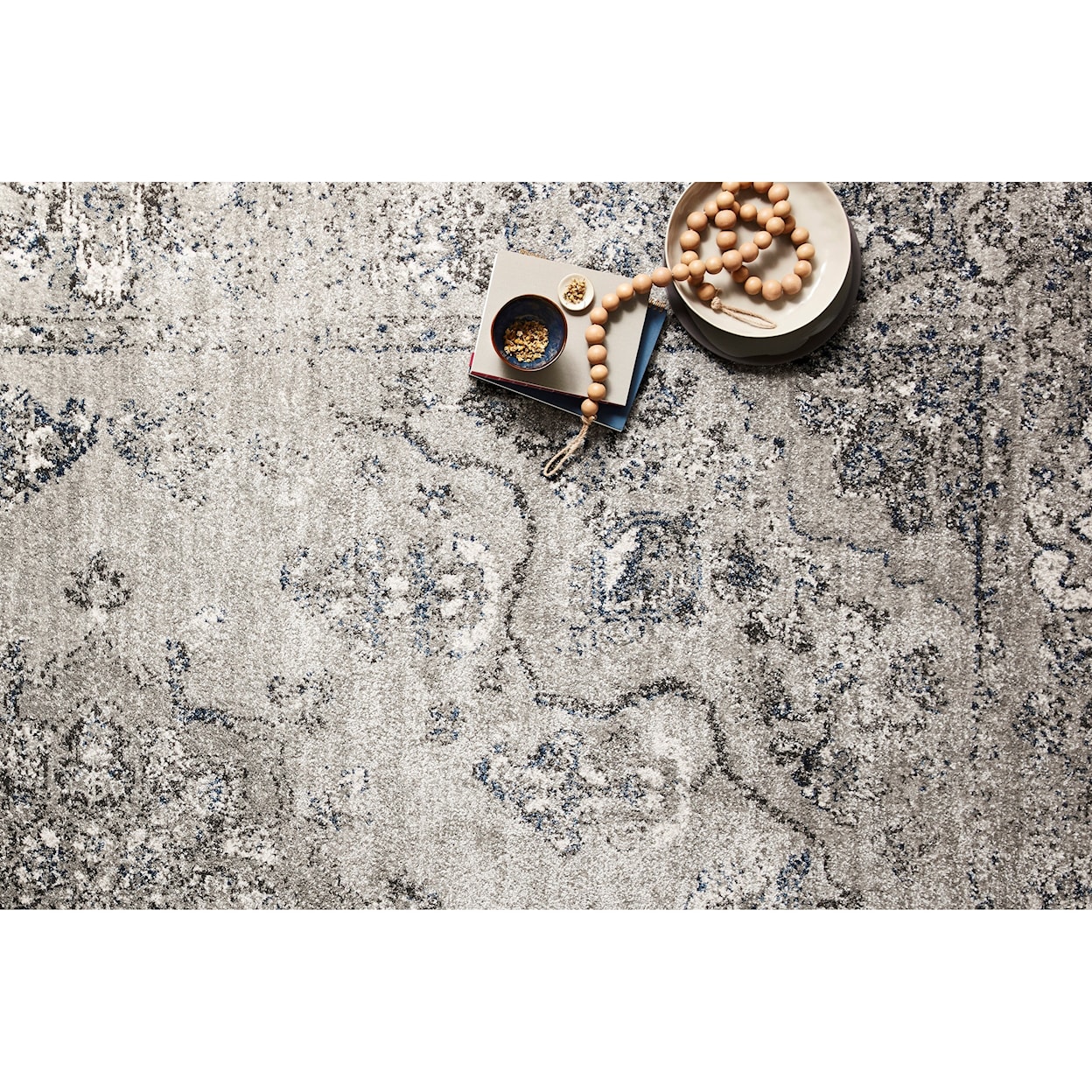 Loloi Rugs Joaquin 5'3" x 7'8" Dove / Grey Rug