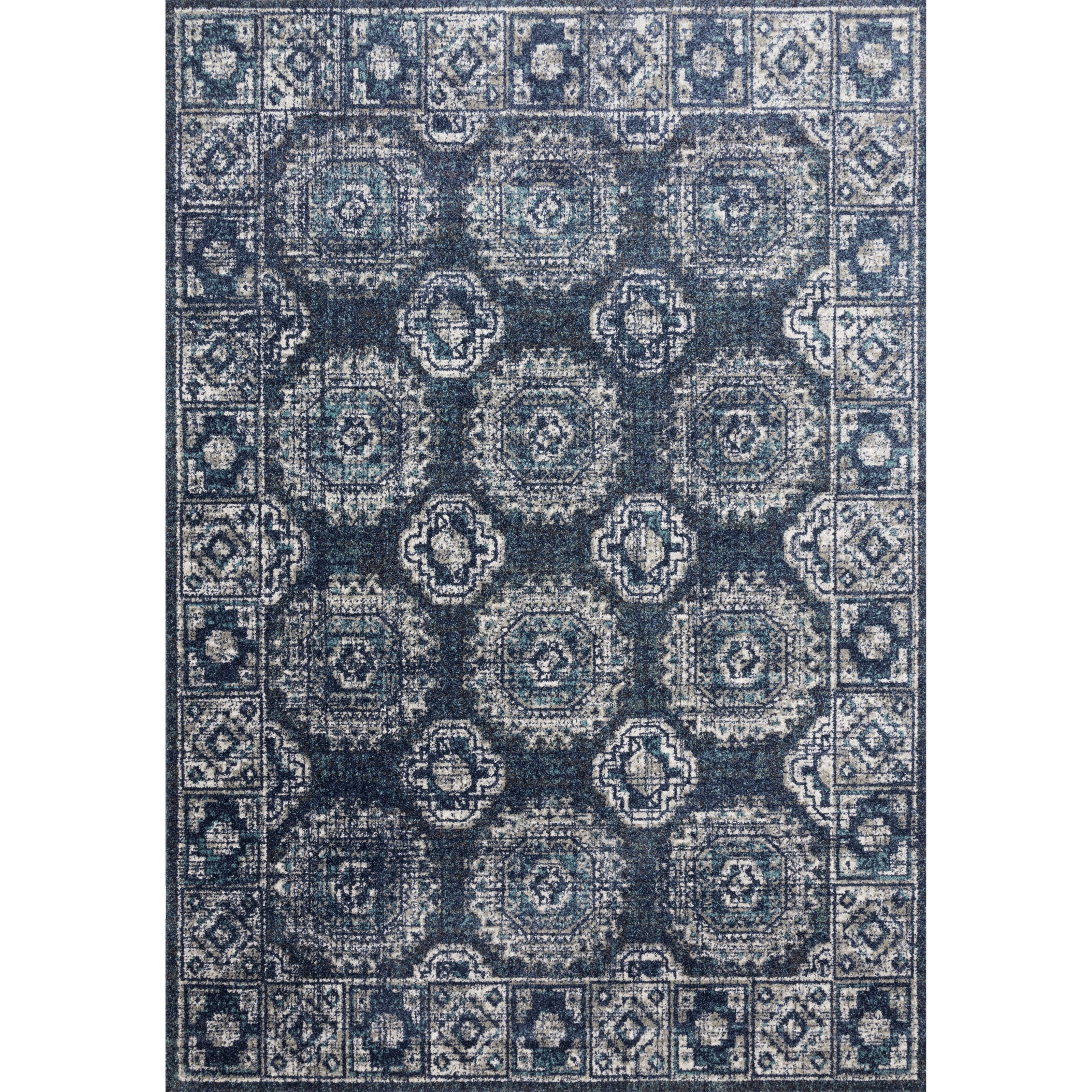 Loloi Rugs Joaquin 9'6" x 13' Denim / Grey Rug