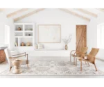 Loloi Rugs Joaquin 1'6" x 1'6" Ivory / Charcoal Rug