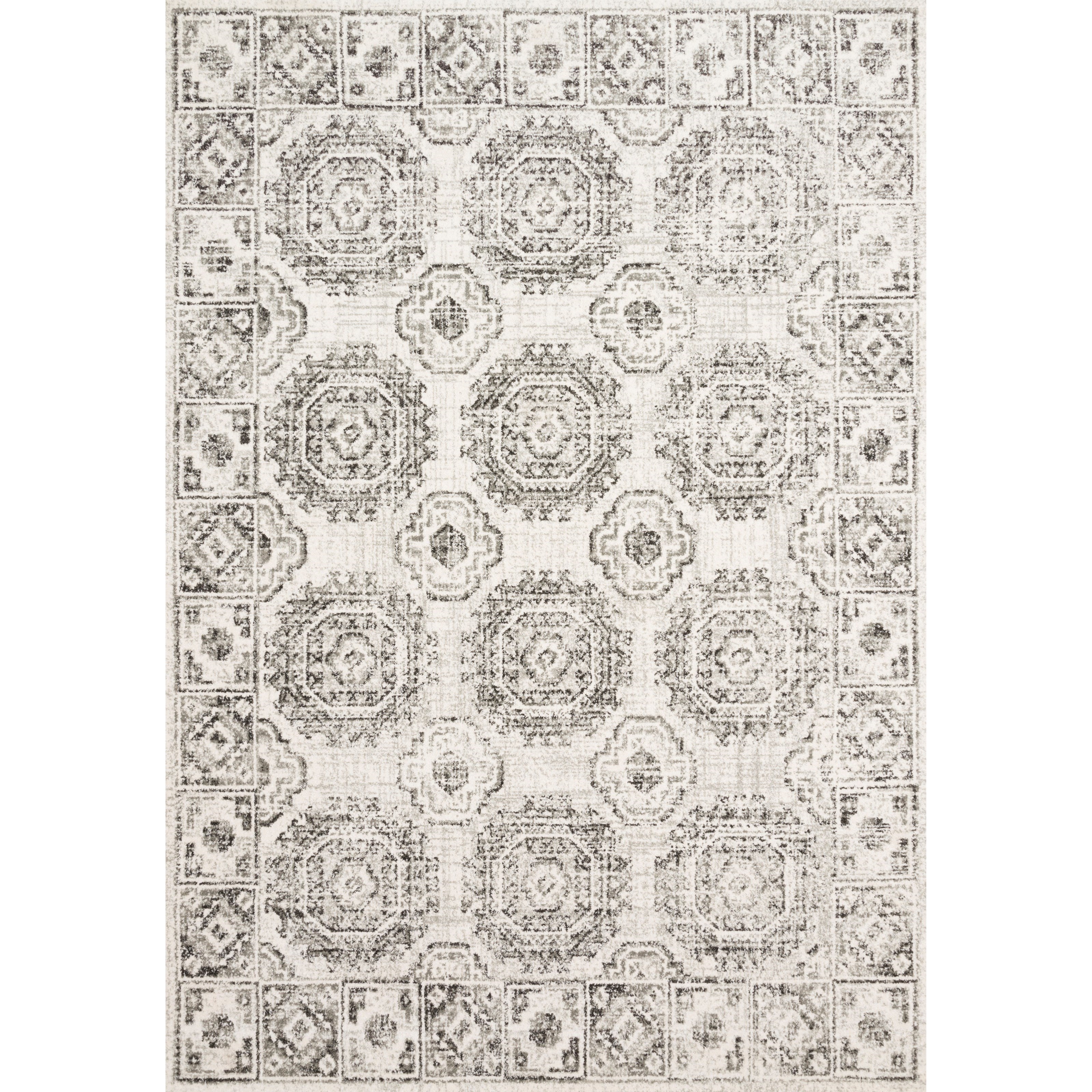 Loloi Rugs Joaquin 9'6" x 13' Ivory / Charcoal Rug