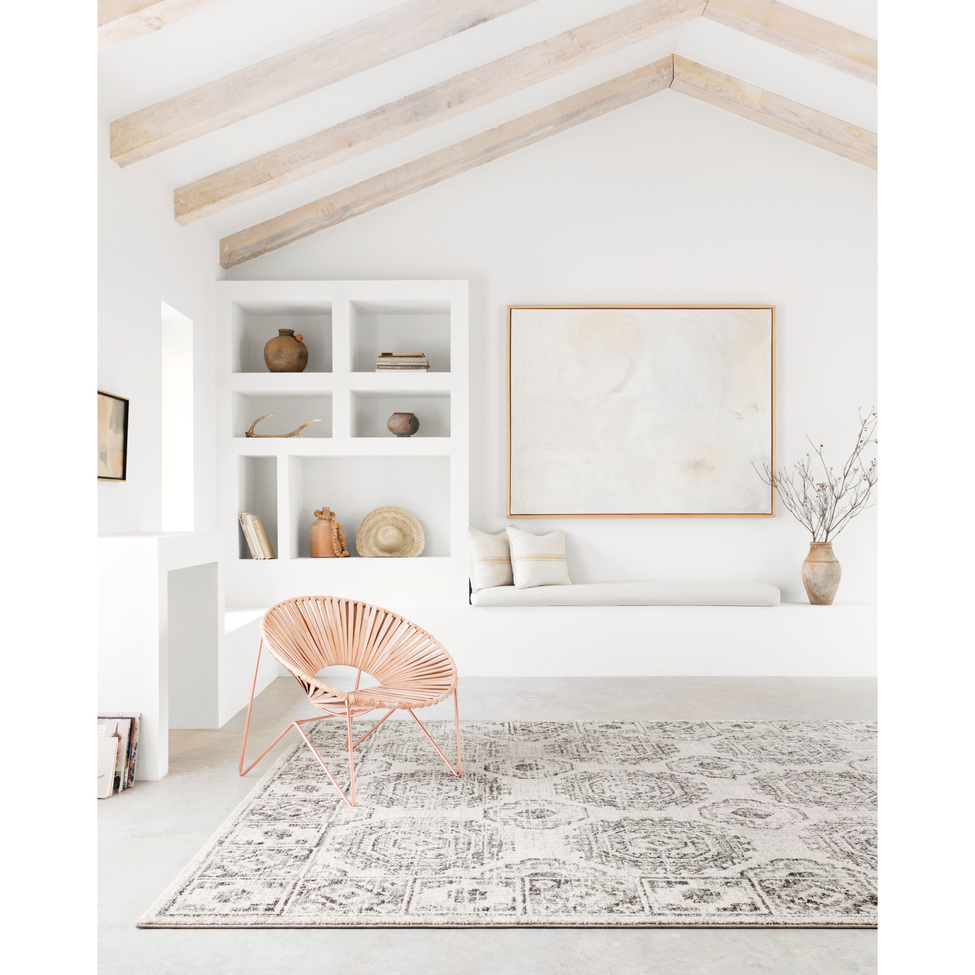 Loloi Rugs Joaquin 9'6" x 13' Ivory / Charcoal Rug