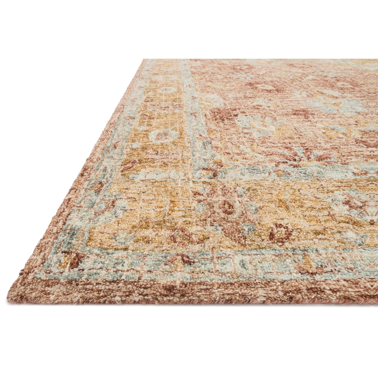 Loloi Rugs Julian 7'9" x 9'9" Terracotta / Gold Rug