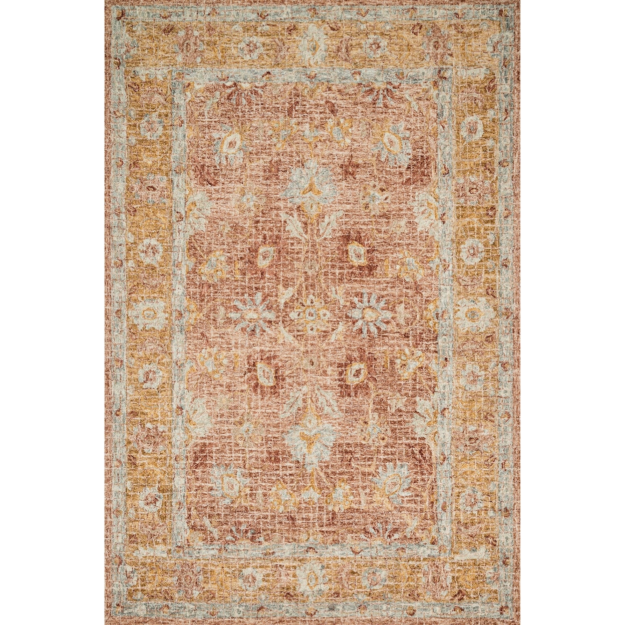 Reeds Rugs Julian 12'0" x 15'0" Terracotta / Gold Rug