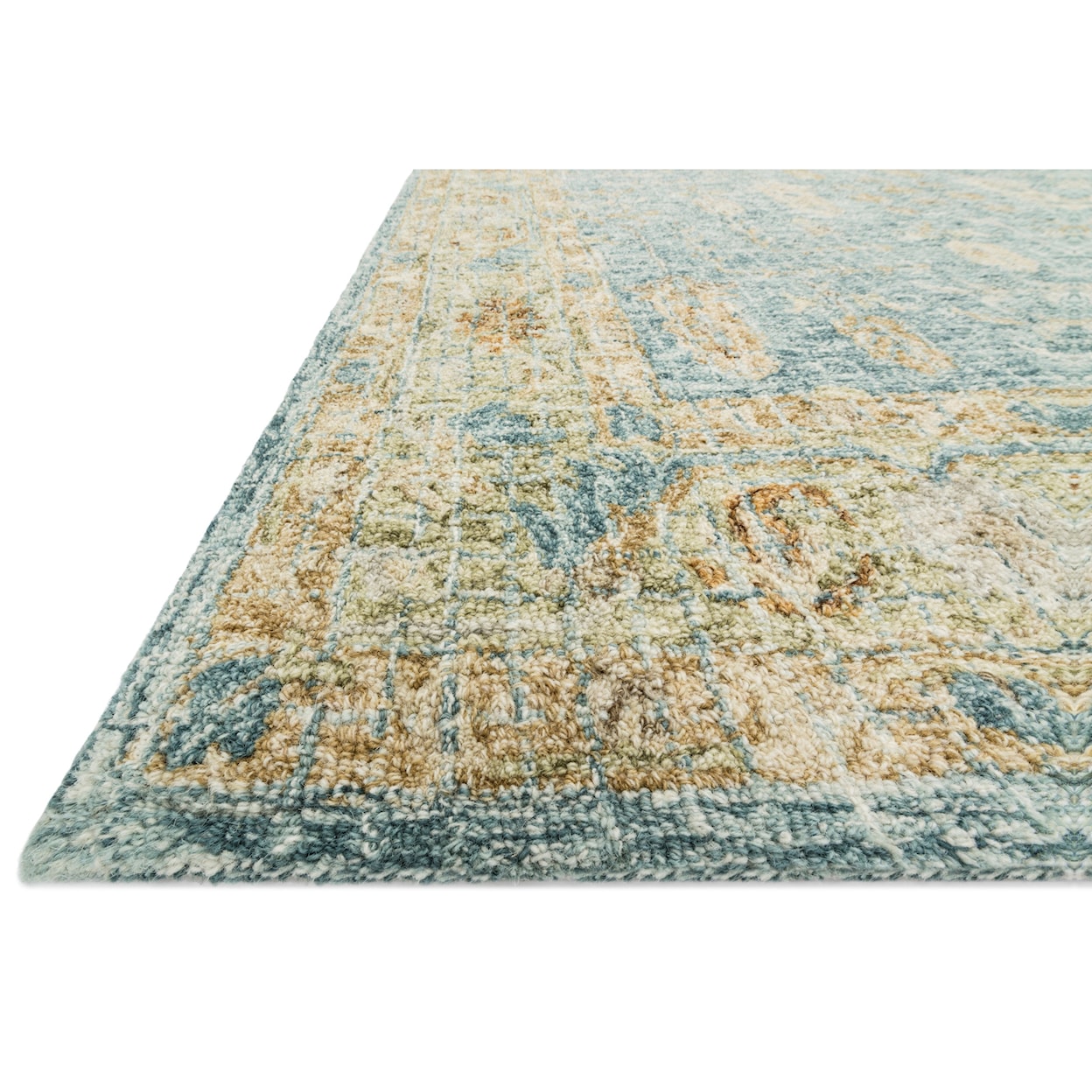 Reeds Rugs Julian 7'9" x 9'9" Blue / Gold Rug