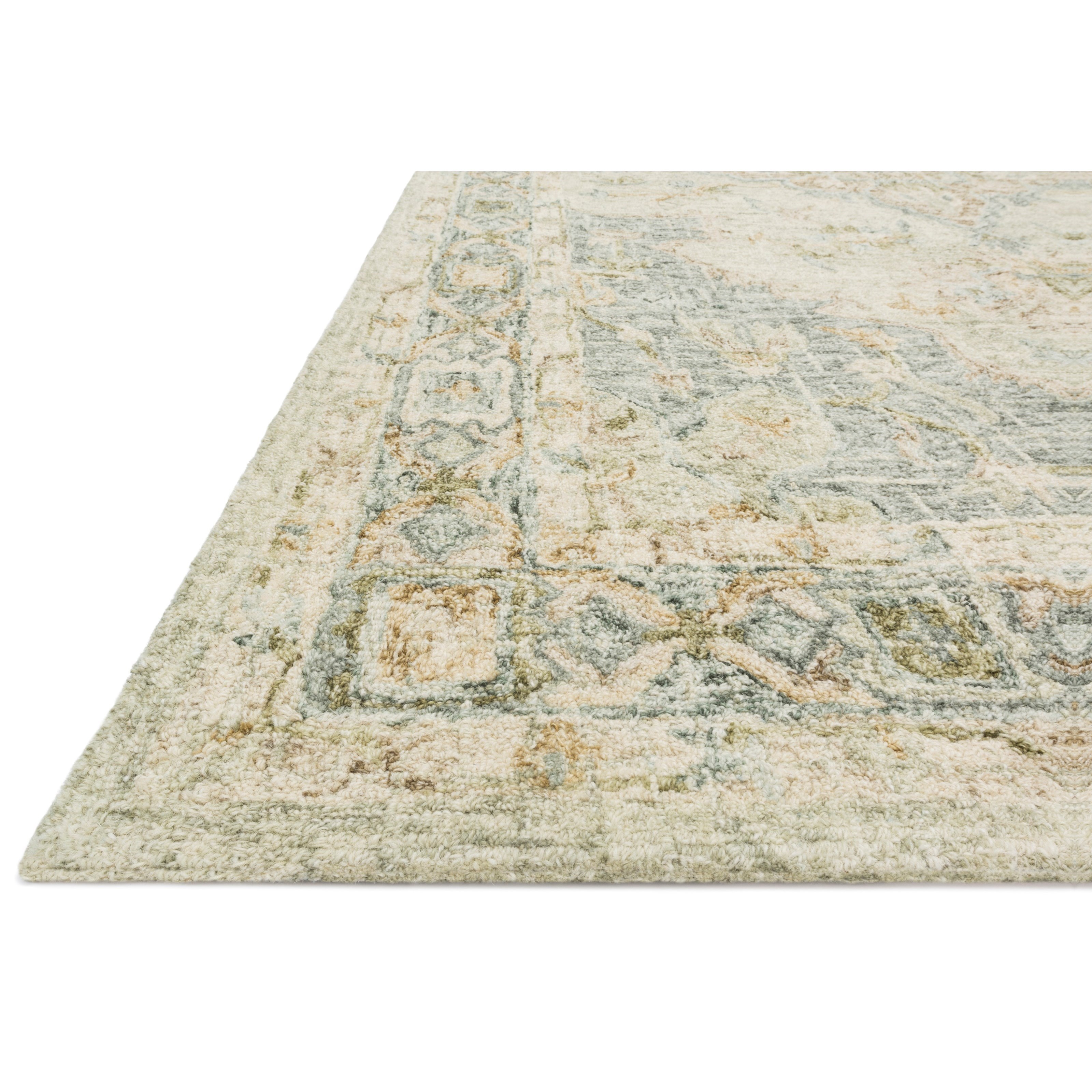 Loloi Rugs Julian 3'6" x 5'6" Seafoam Green / Spa Rug