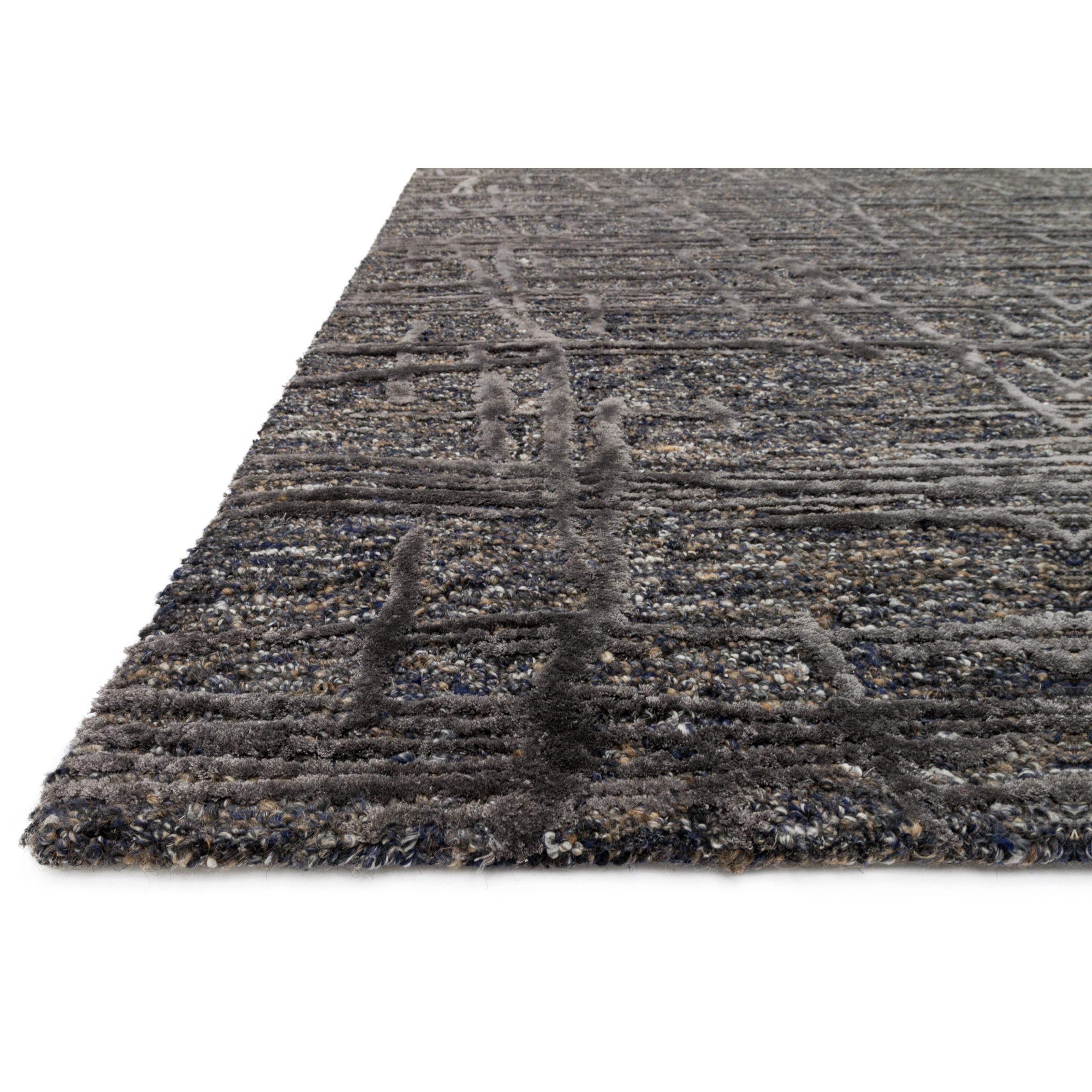 Loloi Rugs Juneau 1'6" x 1'6"  Charcoal / Charcoal Rug
